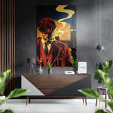Peaky Blinders Brushed Aluminium Dibond Wall Art.